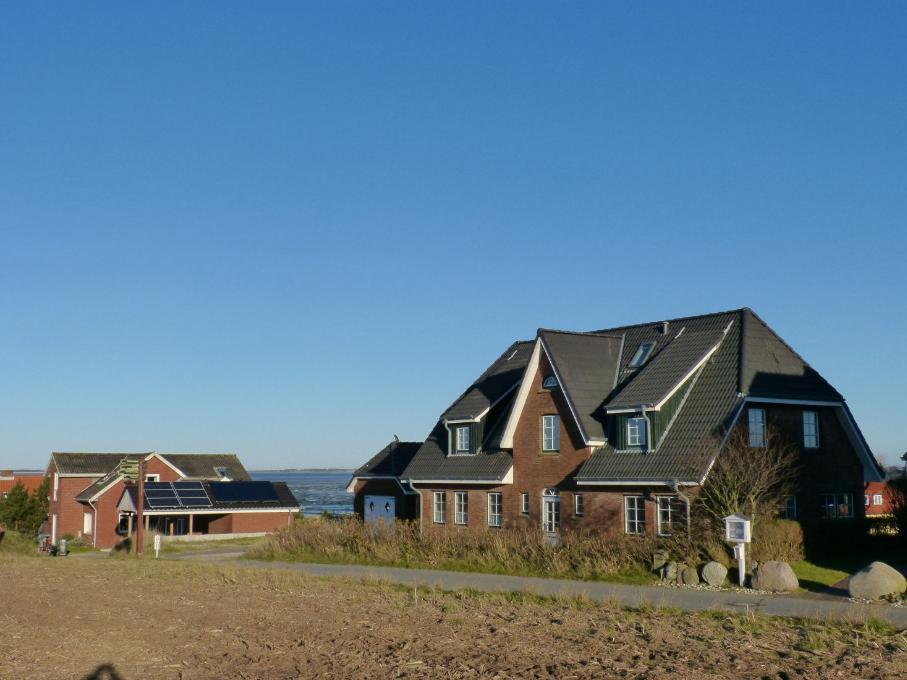 Haus Nordlicht Ferienwohnung *Auer Lun* Nebel Eksteriør bilde